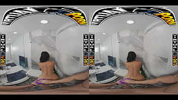 Preview 2 of Young Fat Virgin Big Cock - VIRTUAL PORN - Black StepSister Ameena Green Wants Your Cock Right Now