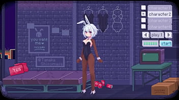 Preview 2 of Xxx Bf Girls With Animals Move - Hentai game. sexy bunny girl having fun fucking.