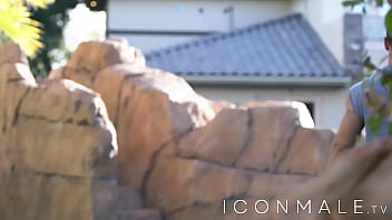 Preview 1 of Imosnal Mom - My gay gardener sees my cock while I was sunbathing
