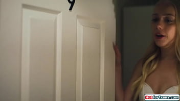 Preview 1 of African Teen Boy Girl Sex Vidio - Tgirl vampire Ariel Demure is invited in