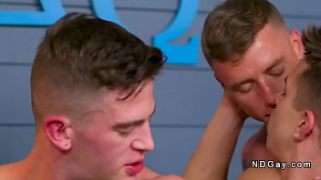 Preview 4 of Pigmen Sex - Frat gays anal fuck new member on the sofa