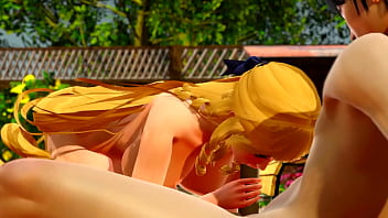 Preview 1 of School Sex Fuk - Navia has creampie for dessert - genshin impact hentai
