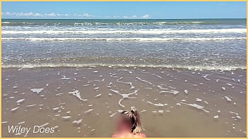 Preview 2 of Mma Diva - Wife goes nude at public beach