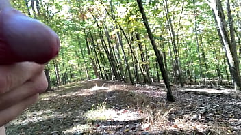 Preview 1 of Granny Son Funk - Premature ejaculation on a walk