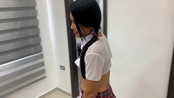 Preview 1 of Kortney Massage - Un buen sexo anal con mi hermanastro mayor luego de ir a la escuela.