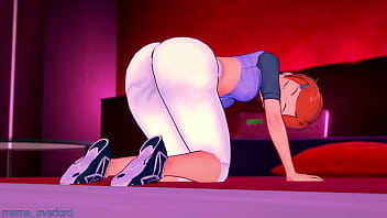 Preview 1 of Sister Blackmailed - Gwen Tennyson (Ben 10 adult version) in a sex night