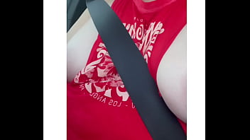 Preview 4 of Village Creampie - MILF flashing her big tits at everyone driving down the highway