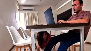 Preview 2 of Baan Bahi Xnxx - Al llegar a casa y me la chupa infraganti y le la tengo que follar