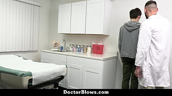 Preview 1 of Blg Boobs - Patient Needs to To Grow His Muscles and Doctor Has Special Hormones that Will Speed It up - Doctorblows