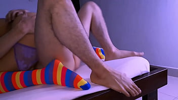 Preview 1 of Small Girl Pillow - La estrecha conexi&oacute_n entre el estudiante y la madre de su amiga los llevaba a vivir experiencias &uacute_nicas en el apartamento.