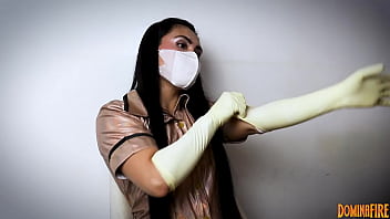 Preview 2 of Porn Lise Dog - Latex Glove Layering Fetish