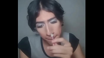 Preview 3 of Mom And Son Snx - Realfemboii en secion de maquillaje linda