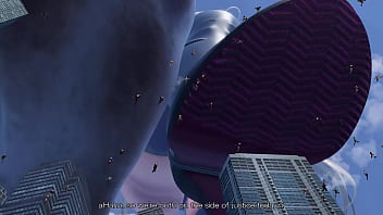 Preview 3 of Naligo Sa Ulan - Two giantess crush city