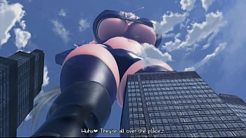 Preview 1 of Naligo Sa Ulan - Two giantess crush city