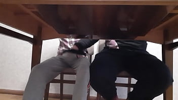 Preview 3 of Hd Xxx Bedo - We masturbate each other under the table during English class at the university - Girls fly orgasm
