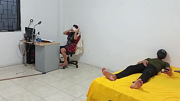 Preview 1 of Czech Nudi Dance - step sister sitting while I masturbate for her