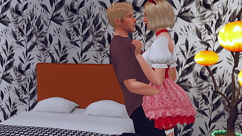 Preview 2 of Middel Age - KEN ARRANGED FOR BARBIE TO HAVE HARD ANAL SEX IN A BIG ASS AND CHECKED THE WHORE&#039_S DEEP THROAT! (SIMS 4   HENTAI   SFM)