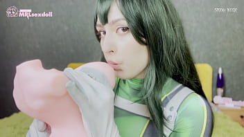 Preview 2 of Xxxc Www Com Videos - MHA: Froppy got a hentai sex doll as a gift from a crazy fan