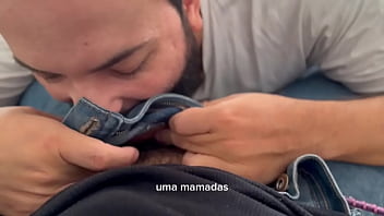 Preview 1 of Zin Li - Barbudo mama 41 paus - 1&ordm_ mamada - V&iacute_deo completo no RED