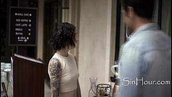 Preview 1 of Ruscams Calypso - Petite Barista Gets Tricked - Lucky Fate,  Stevie Moon