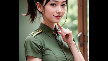 Preview 1 of Pak Officer Girl - AI美女　ミリタリー美女