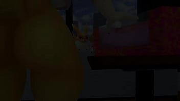 Preview 1 of Vidio Porno Agnes Monika - Renamon comendo femboy strapon