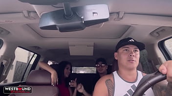 Preview 2 of Black Thor - Busty Latina Babe Kesha Ortega Fucks Guy in Backseat of Car