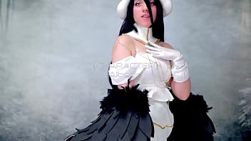 Preview 1 of Big Bro Snd Smoll Sis Sax - Albedo Finally Seduces You,  Lord Momonga