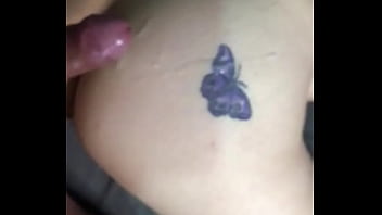 Preview 1 of Teen Shemale Fuck Shemale - Ass cheeks full of cum