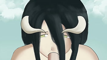 Preview 3 of Www Hindi Indian Poran Xxx Com - Albedo giving a mean blowjob to her master - Overlord