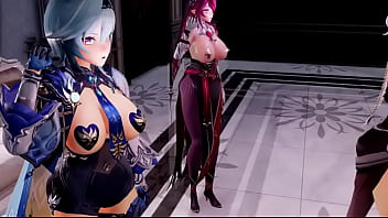 Preview 1 of Long Romance And Sex Novie - genshin mmd