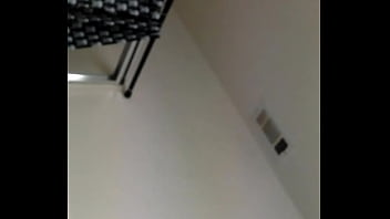 Preview 1 of Phim Xes Online - Nasty chubby white slut sucks cock and fucks in bathroom while boyfriend is in the garage