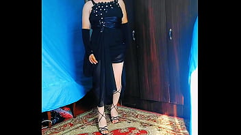 Preview 2 of Wwwxxxvf - CELEBRITY CROSSDRESSERKITTY YOUTUBER Logng Part Rress Beautiful Cute Young Amateur Femboy Smooth White Body Big Butt Big Ass