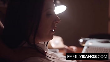 Preview 1 of Gabriella Ford Wearing - FamilyBangs.com ⭐ Detective Milf has Sinner Fantasies with her Ebony Step Niece Assistant,  Jenna Fox,  Angela White
