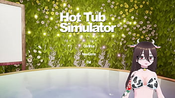 Preview 1 of Bigg Boops Play Sex Video - &quot_hot tub simulator&quot_ el simulador de ser un streamer