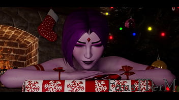 Preview 3 of Moms Naked Public - FausTTerM Raven (Teen Titans) Compilation