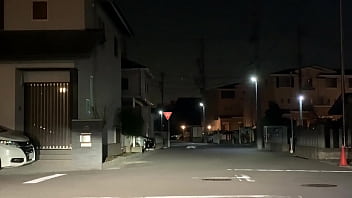 Preview 1 of Say Leyl - 女装子まゆちゃんが深夜の住宅街でＭ字開脚の大胆露出