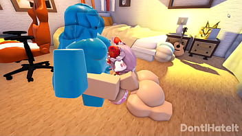Preview 2 of Swt Sex - Strawberry Cow x Slime Girl [Whorblox Adventure]