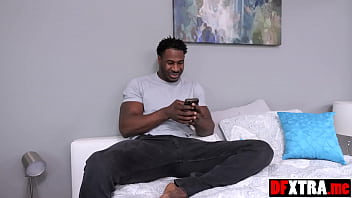 Preview 2 of Shil Krk X - Squirter Queenie Sateen interracial fucked by big black cocked roommate