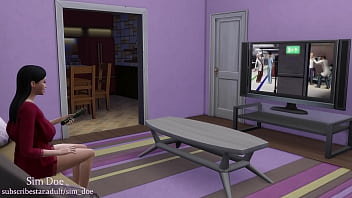 Preview 1 of Sex Hd Japan - Stepmom lets her stepson use her asshole like a fuck toy.