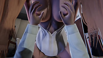 Preview 3 of Cumlouder Public - Power fucks Denji l Anime Chainsaw Man l 3d animation Hentai