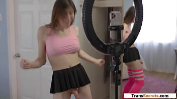 Preview 1 of Girls Xx Garls - Trans Korra del Rio anal by roommates bf