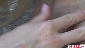 Preview 3 of Boy Boo - Blonde lesbian teens pussy licking and scissoring outdoors