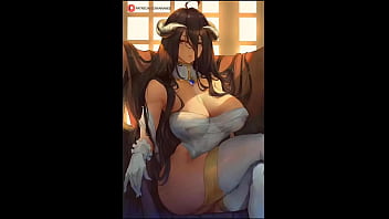 Preview 1 of Boobs Jacqueline Fernandez - Albedo overlord hentai compilation