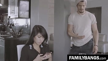 Preview 1 of Xxxbb Video Hd - FamilyBangs.com ⭐ Oriental Stepsister Stuffed by her Dirty Stepbrother,  Ember Snow,  Bambino