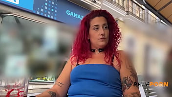 Preview 2 of Prya Raysax - Redhead BBW broad Elektra Red wants to show us her AMAZING BIG ASS!!