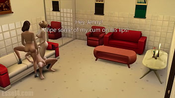 Preview 3 of My Mom Fuck My Gf - [Essel4] Jenny - Episode 3 (Part 2)