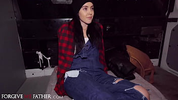 Preview 2 of Hitomi Tanaka Cute Teen - Cute petite homeless Spanish babe blowjob and hardcore fuck for cash