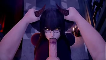 Preview 2 of Sirina College4 - Demonio chupando una polla