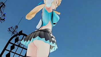 Preview 2 of Batala Kand Xxx - Mirai Akari Tokino Sora Brain Fluid Explosion Girl mmd